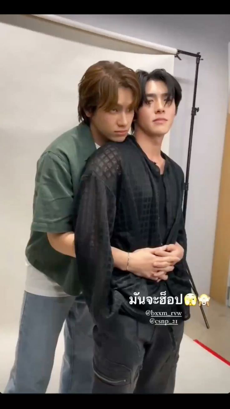 An affectionate but possessive hug