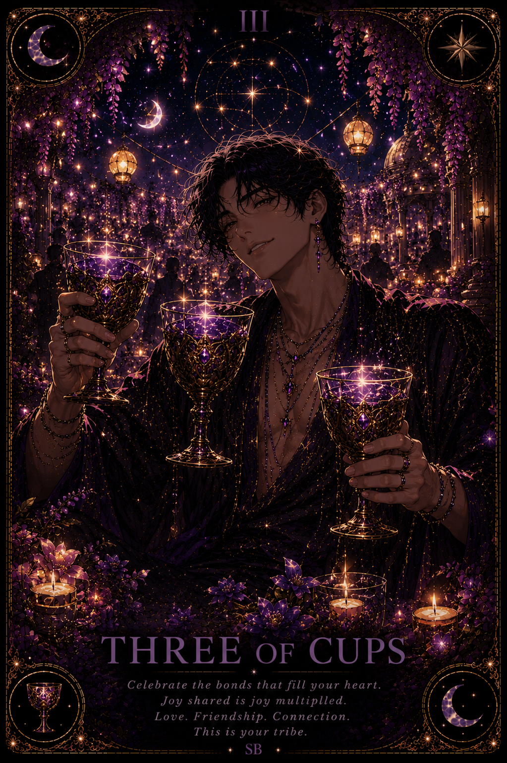 Three of cups