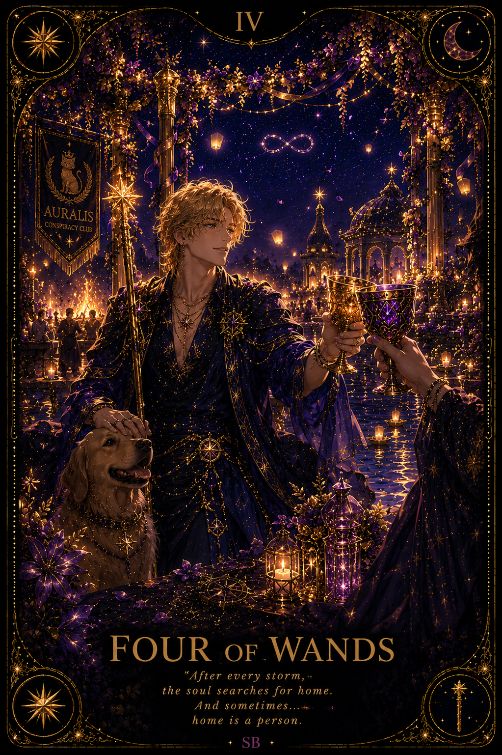 Four of wands
