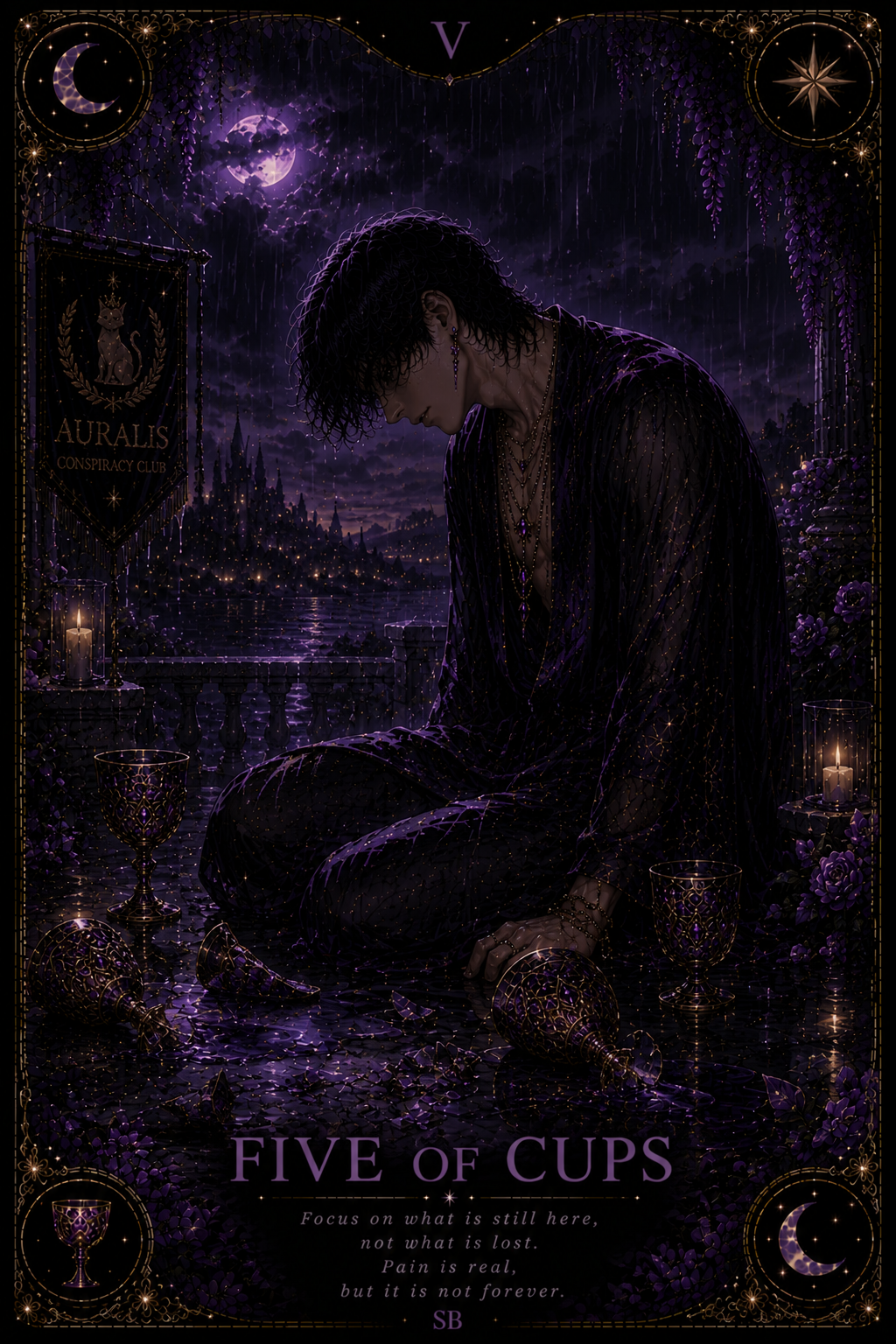 Five of cups