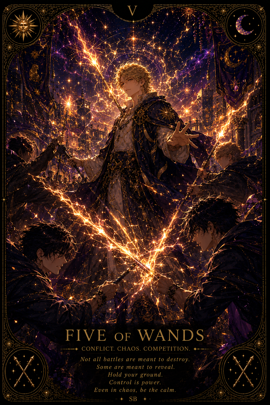 Five of Wands
