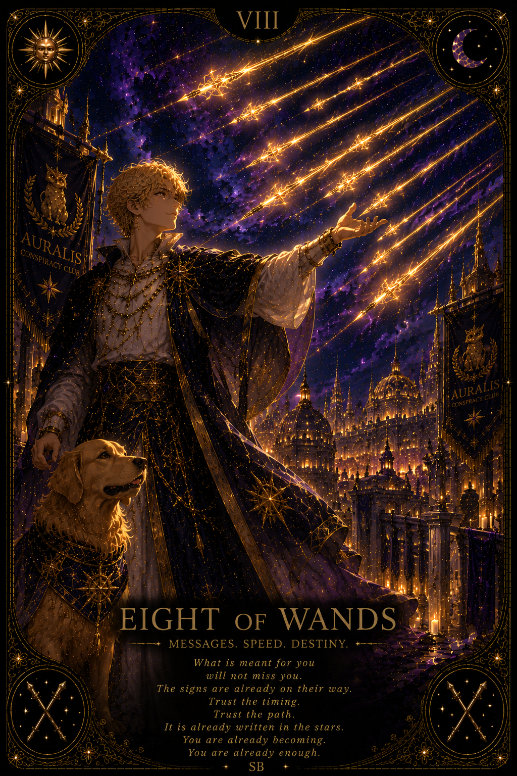 Eight of wands