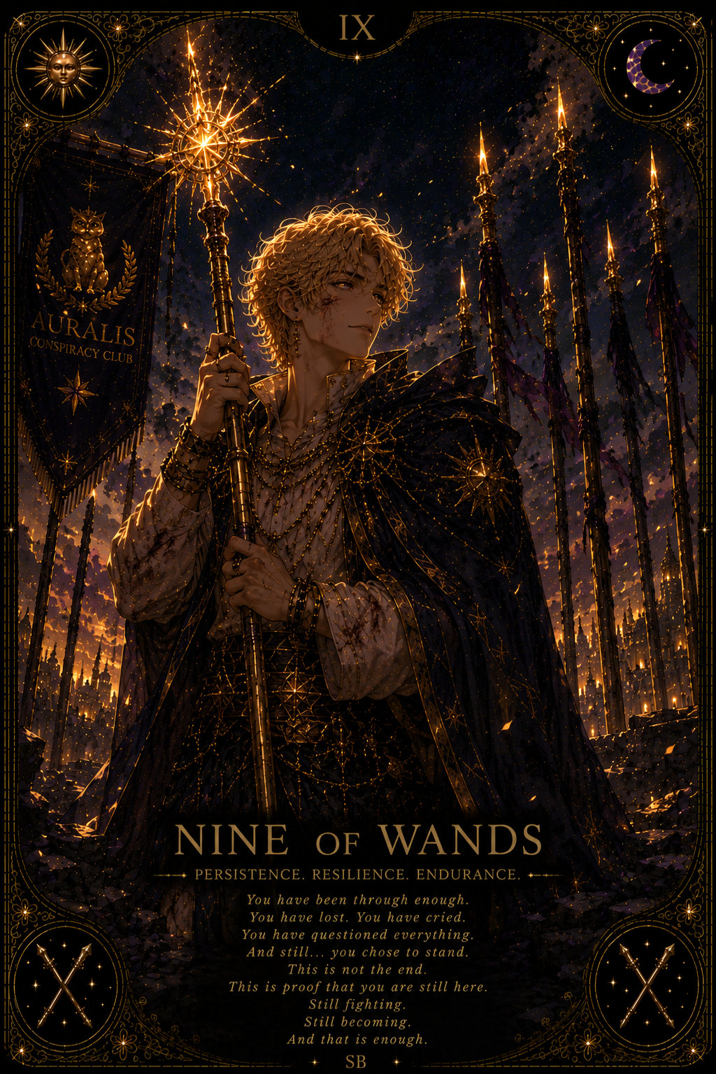 Nine of wands
