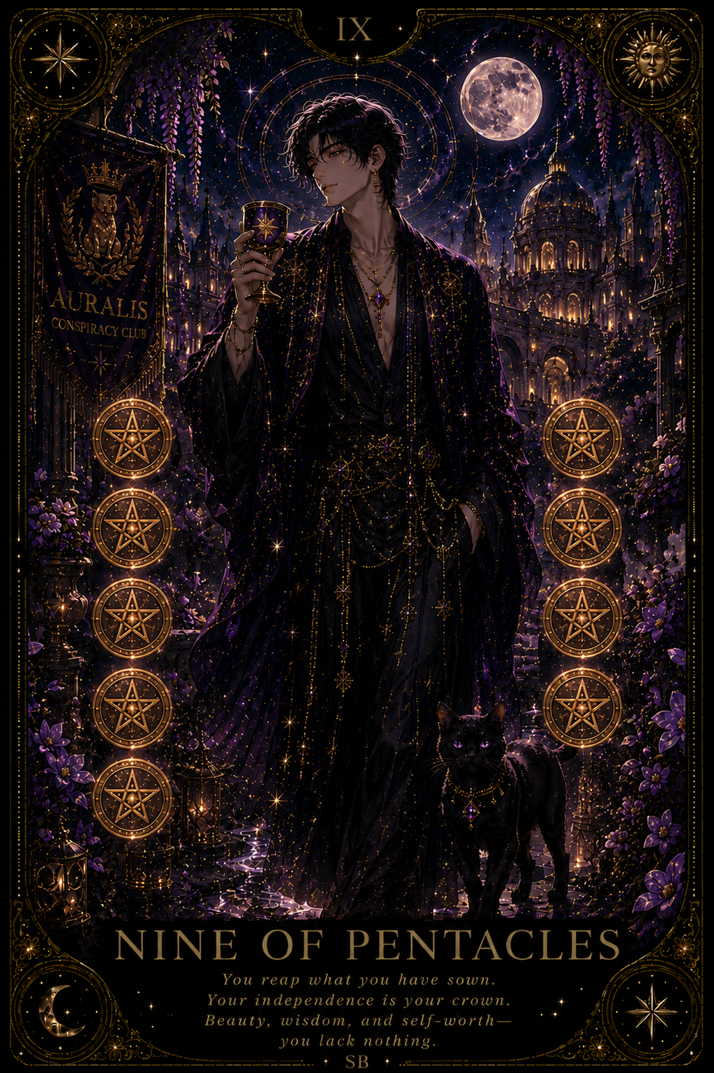 Nine of Pentacles